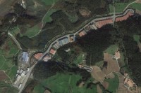 Imagen aerea del Polígono Industrial de Maqua (Gozón). Portal de la Asociacióna Amira.